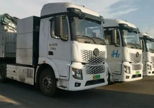 50 49T hydrogen heavy trucks put into operation