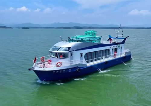 The delivery ceremony of the hydrogen fuel cell ship was successfully held