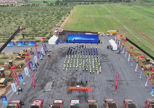 The construction project of green ammonia synthesis with annual output of 90,000 tons of green hydrogen and 500,000 tons of green ammonia has started